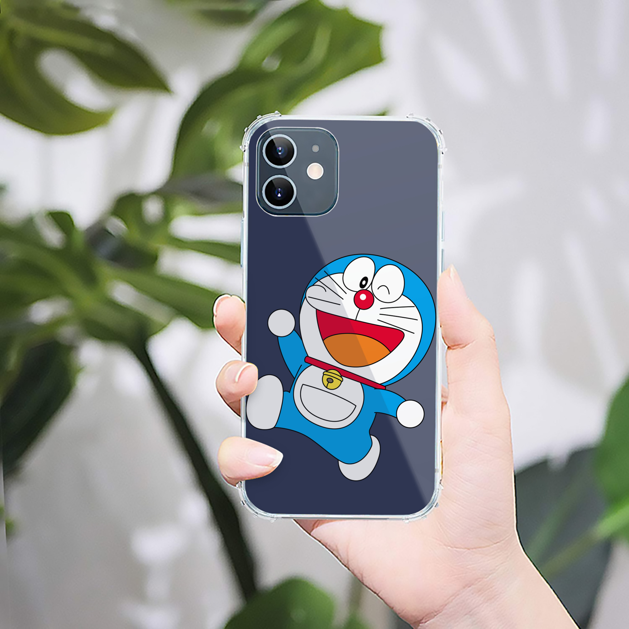 （画像用） ドラえもん Doraemon 【iPhone 12シリーズ対応】透明スマホケース（クリアソフトケース）